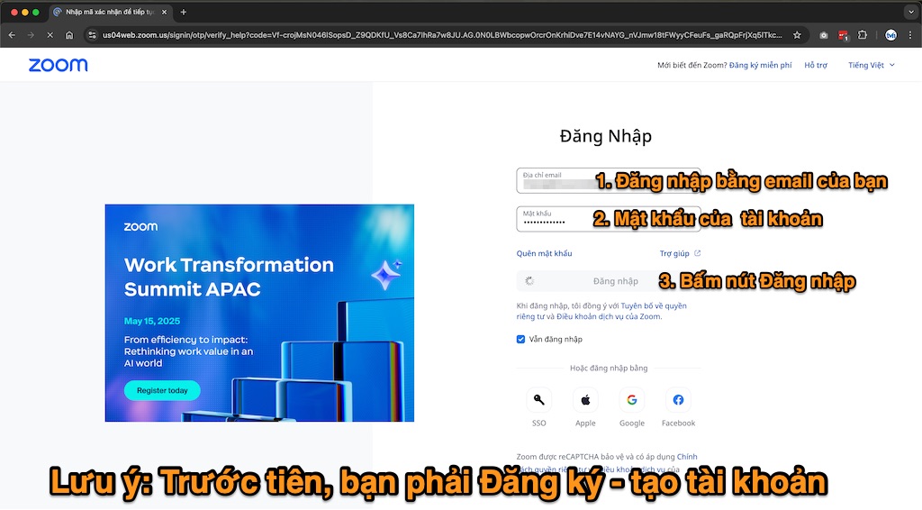 Màn hình đăng nhập